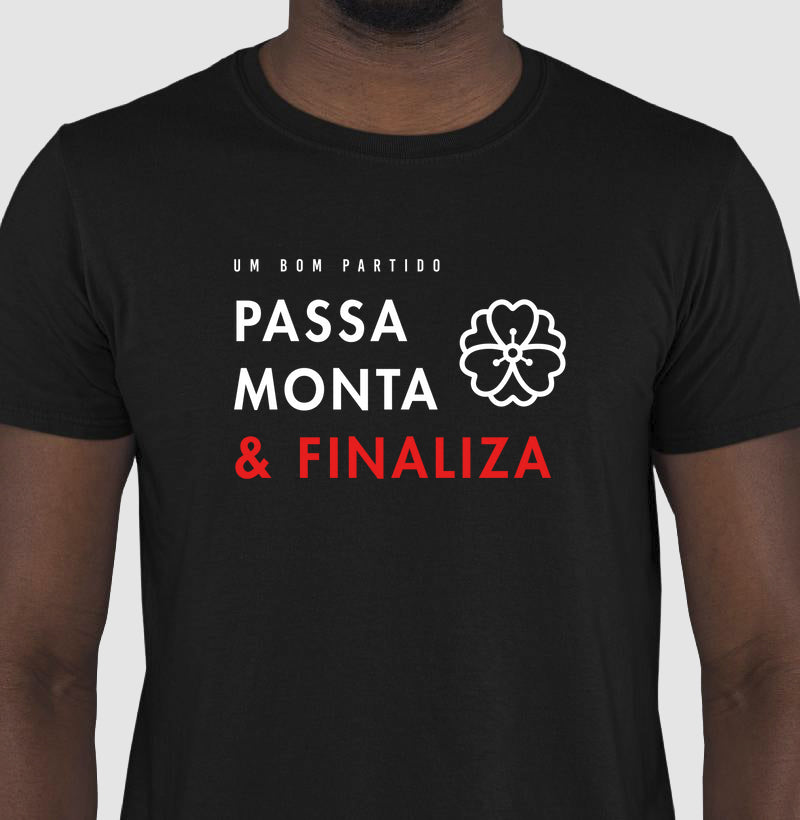 Passa, Monta & Finaliza | Camiseta