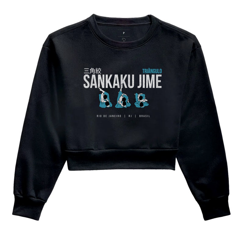 Sankaku Jime | Cropped Moletom