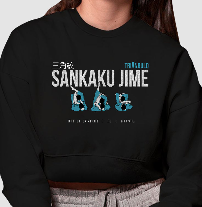 Sankaku Jime | Cropped Moletom