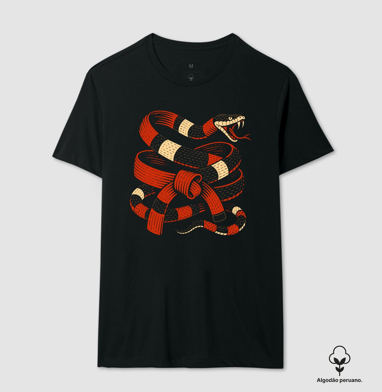 Faixa Coral | Algodão Peruano