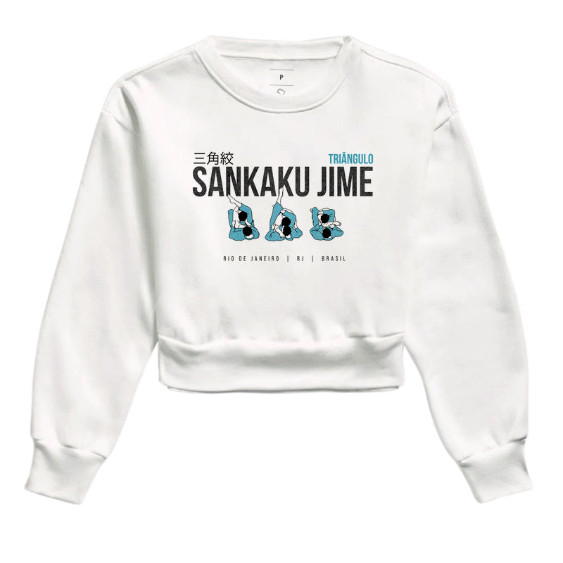 Sankaku Jime | Cropped Moletom