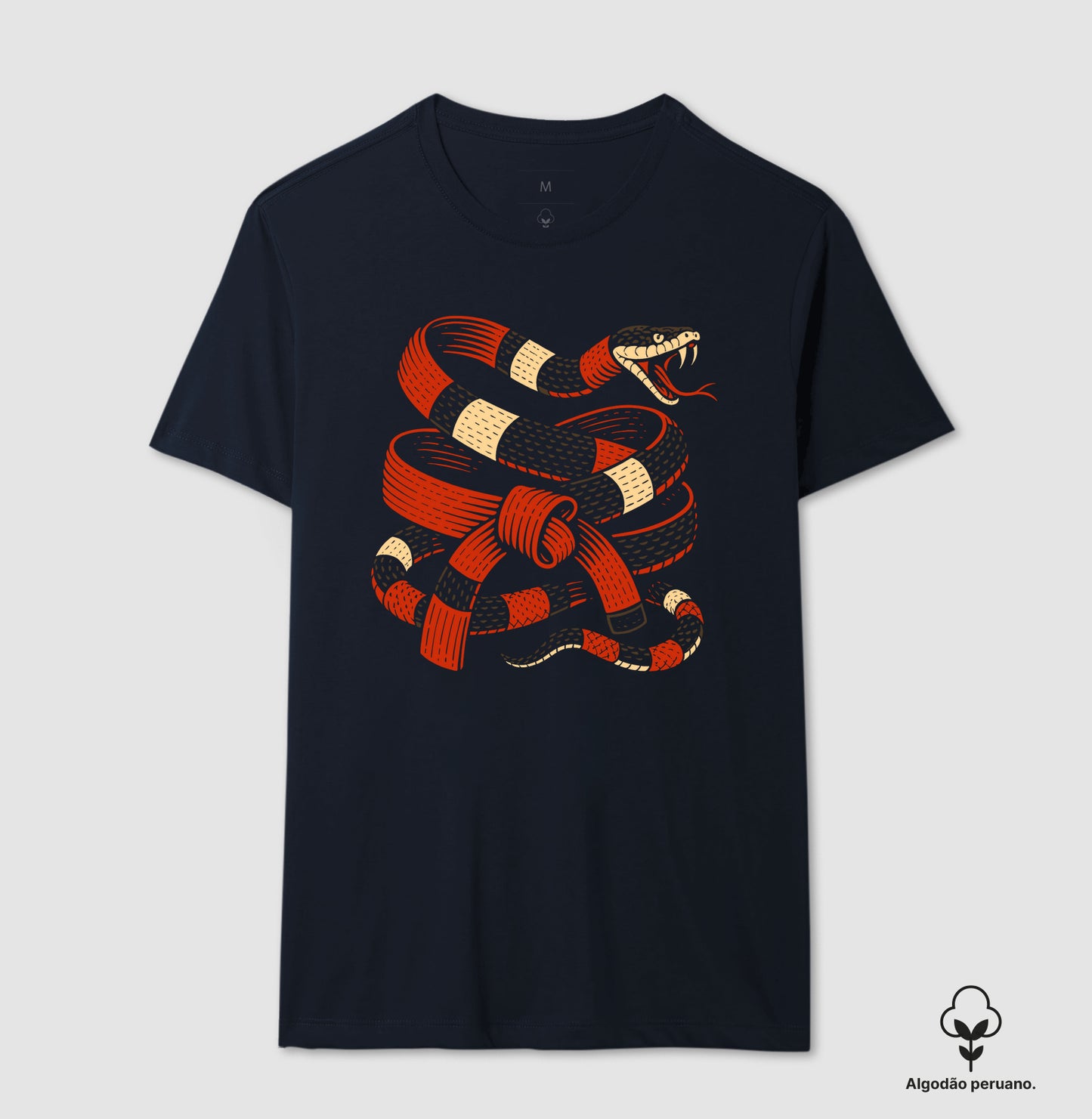 Faixa Coral | Algodão Peruano